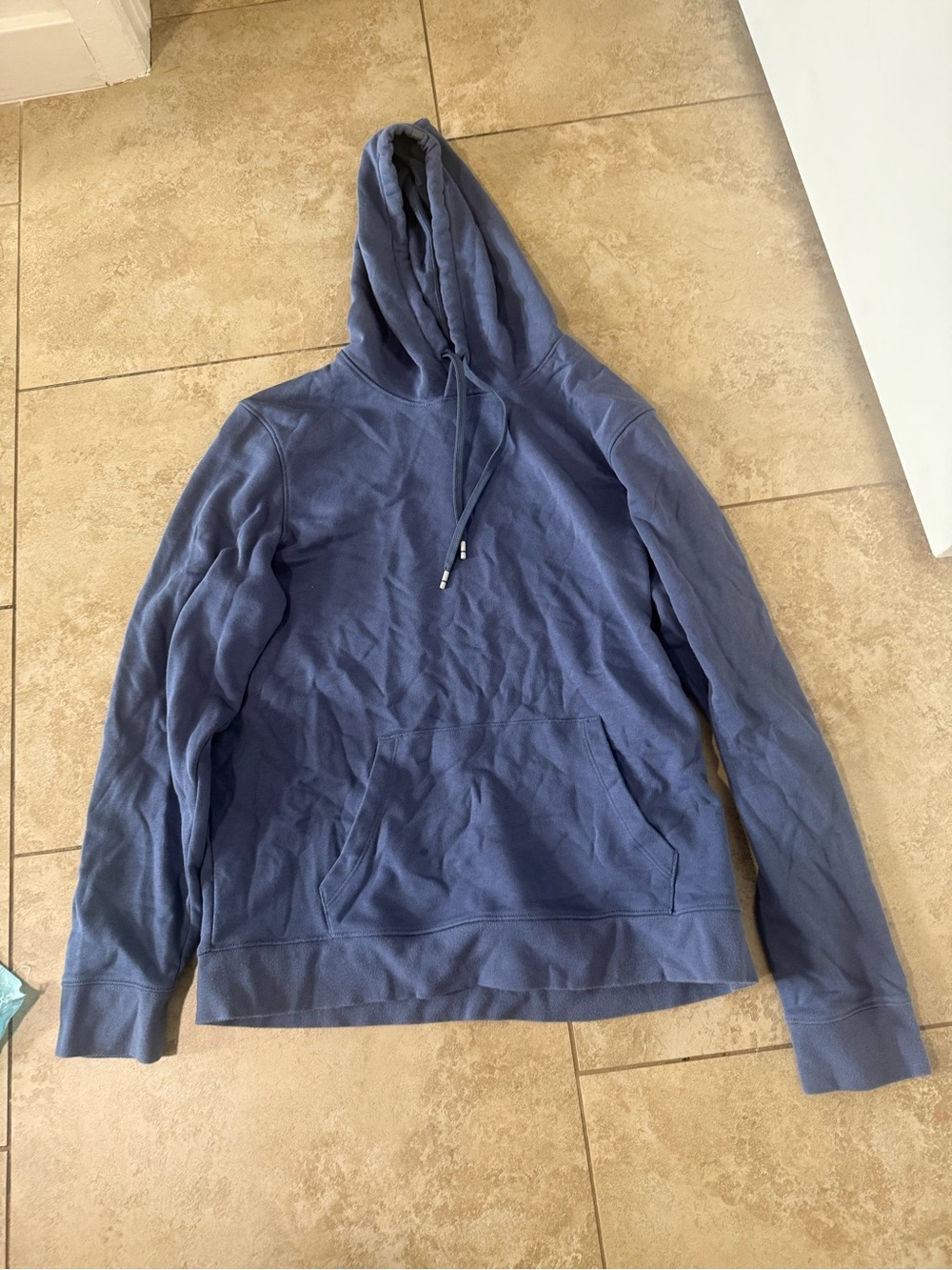 Tommy John Washed Indigo Pullover Hoodie
